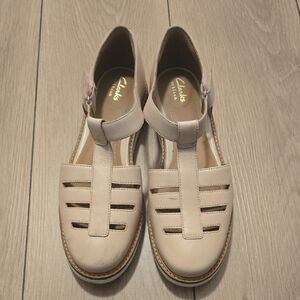 Clarks Glick Delta Women's Fisherman Sandals Sz 8.5